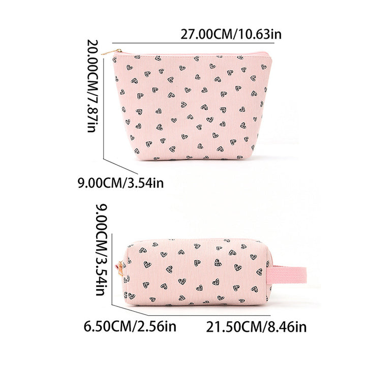 Cosmetic Set with Loving Heart Motif Bowlift