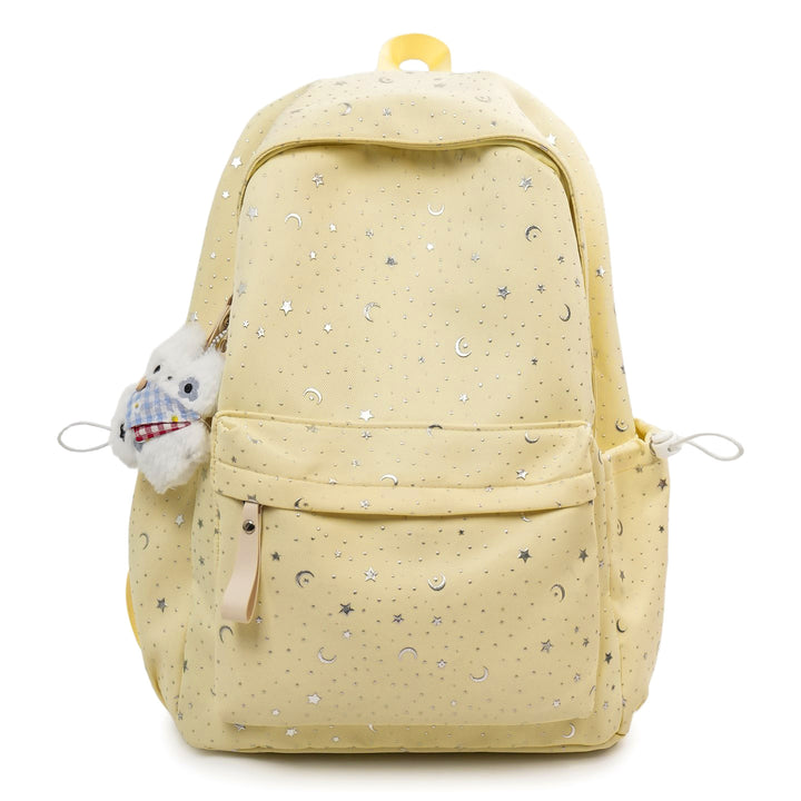 Whimsical Star-Patterned Backpack Bowlift