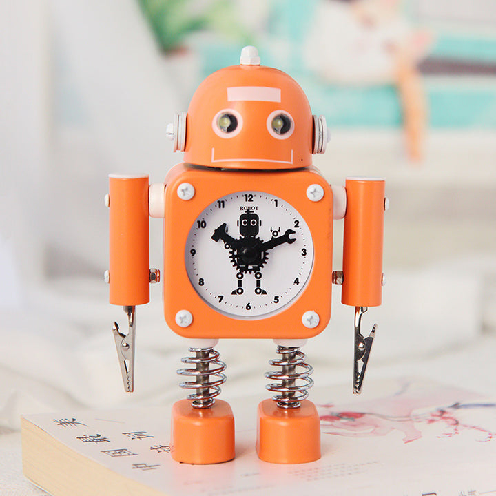 Robot Alarm Clock in Vintage Design Bowlift