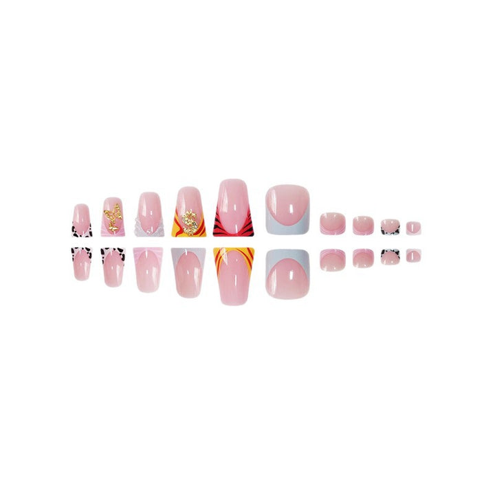 Floral 3D Nail and Pedicure Art Set Bowlift