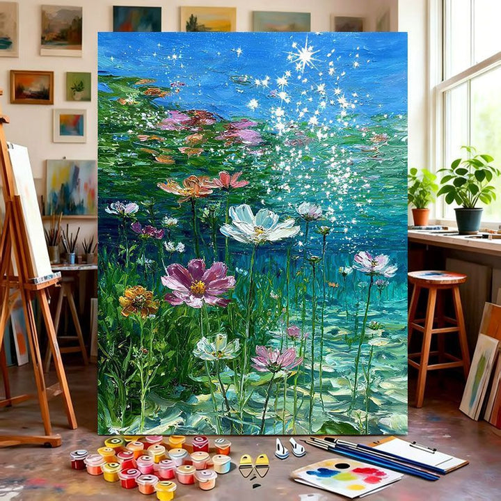 Floral Art Canvas Bowlift