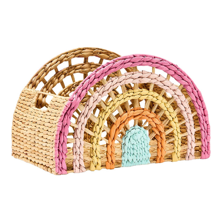 Playful storage basket in rainbow design Bowlift