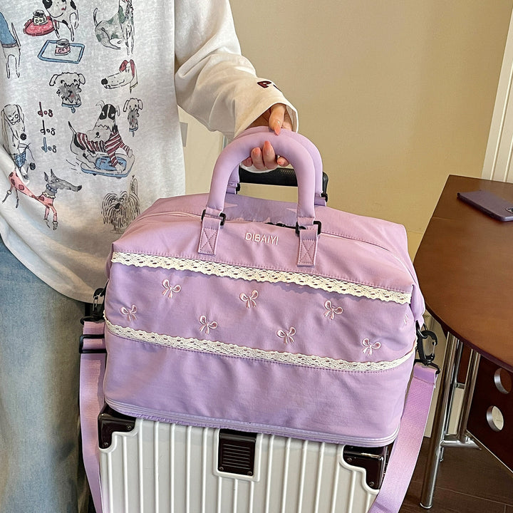 Fashionable Multi-Pocket Travel Duffle Bowlift