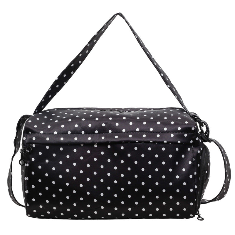 Stylish Polka Dot Travel Duffel