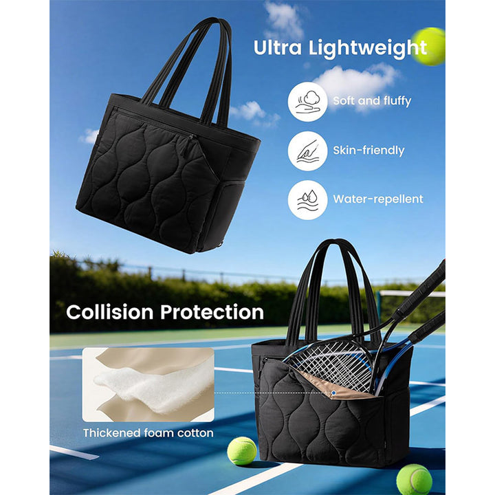 Spacious Tennis Tote Bag Bowlift