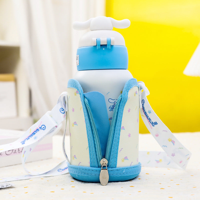 Women's insulated drinking bottle with cute character design Bowlift