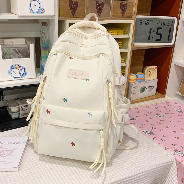 Cute and Functional Multi-Pocket School Backpack