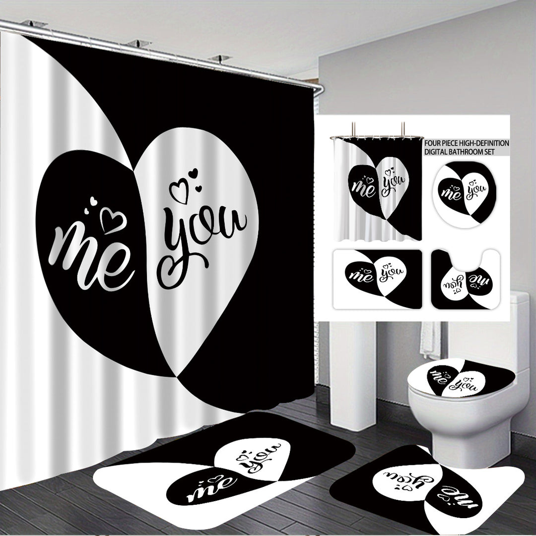 Family Themed Bathroom Decor Set Bowlift