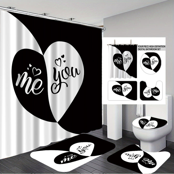 Family Themed Bathroom Decor Set Bowlift