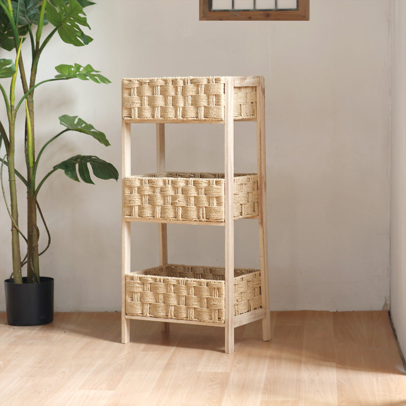 Beef Storage Tower with Woven Baskets Bowlift