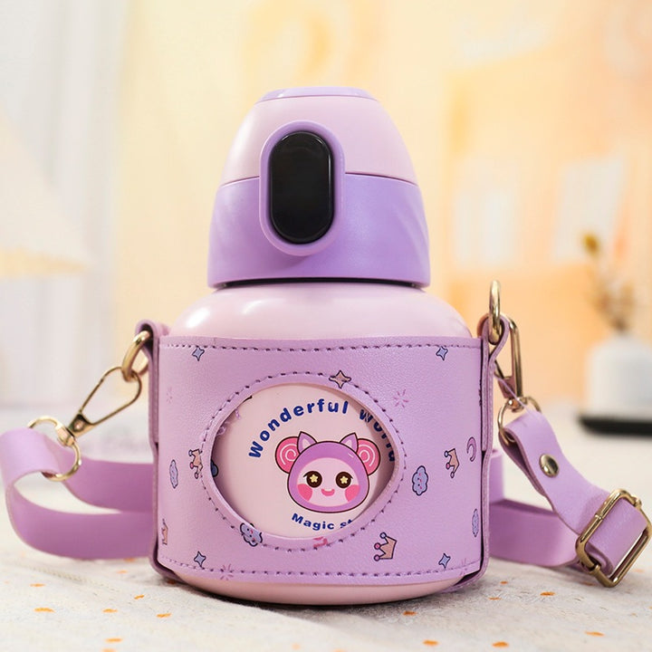 Ladies Insulated Water Bottle with Cute Animal Design Bowlift
