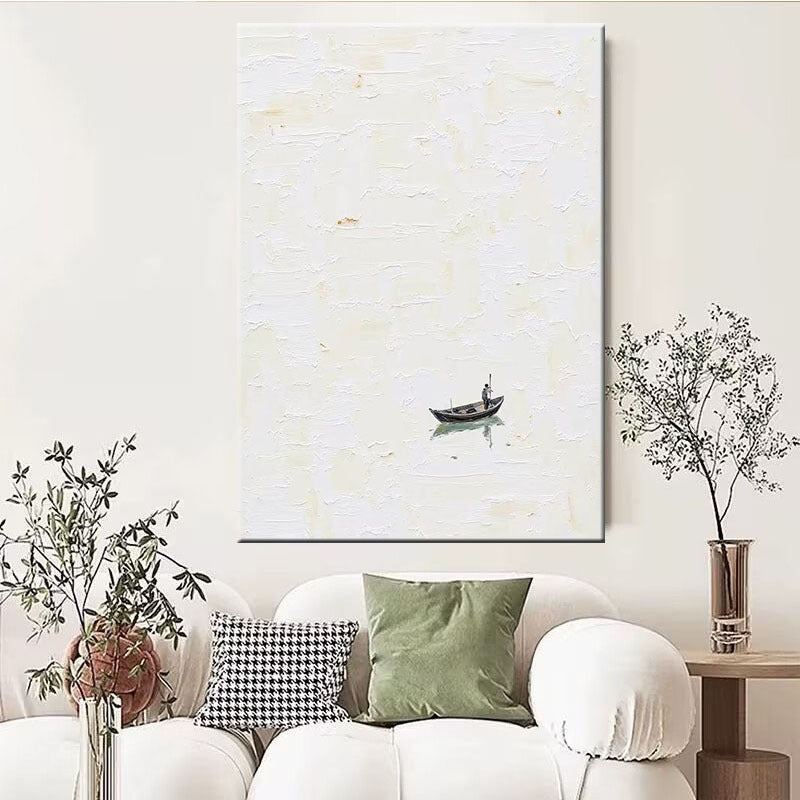 Seascape Textured Canvas Wall Art