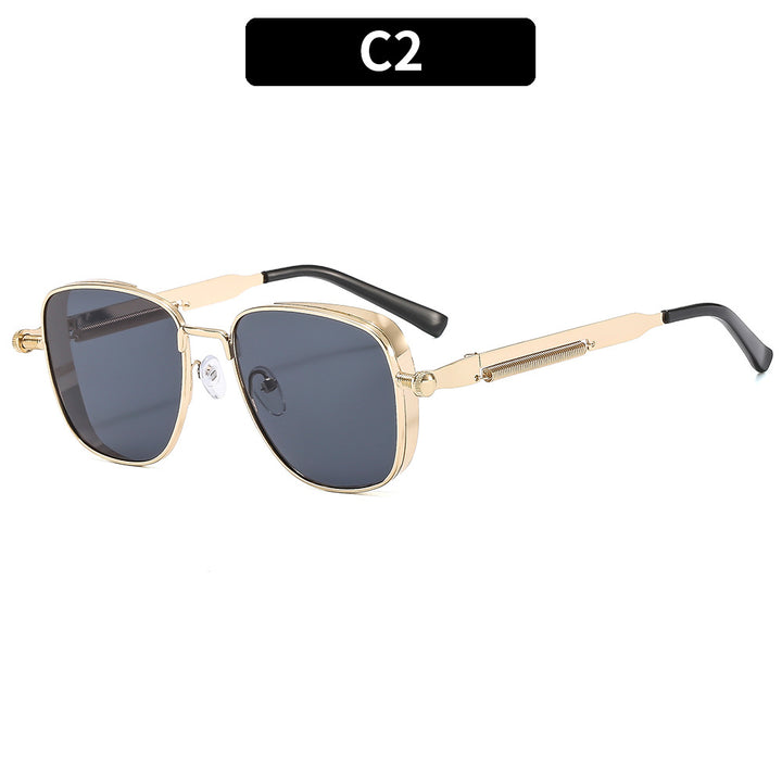 Luxurious Geometric Frame Sunglasses
