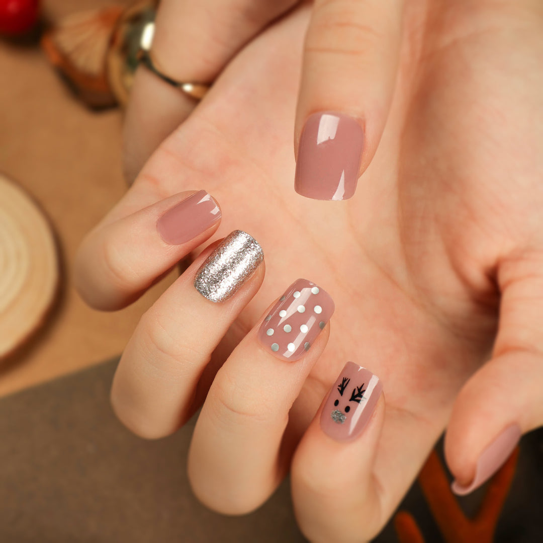 Artful Nail Art with Festive Accents Bowlift