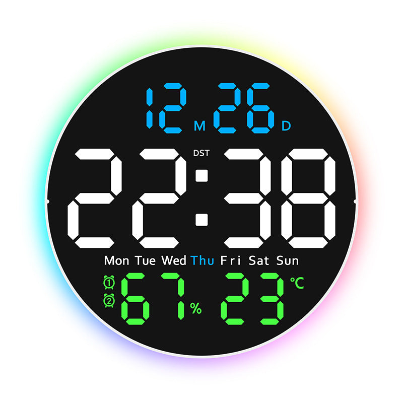 Innovative wooden digital alarm clock Bowlift