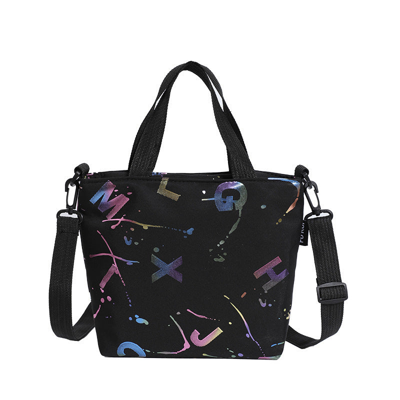WoArtistic Patterned Mini Tote Bag Bowlift