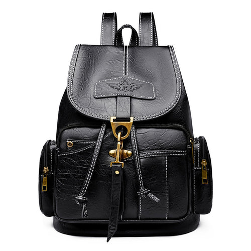 Fashionable Leather Backpack