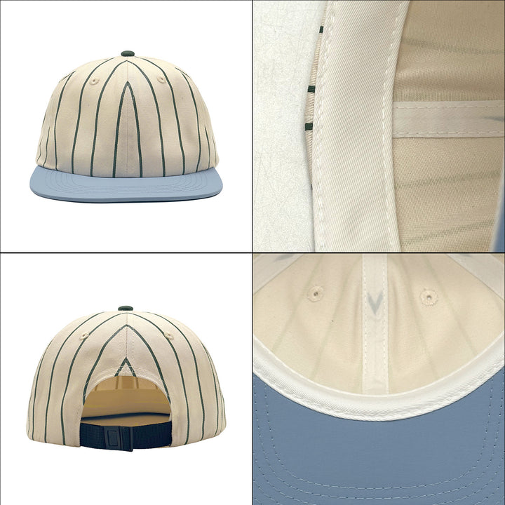 Women's fashionable cap with striped pattern Bowlift