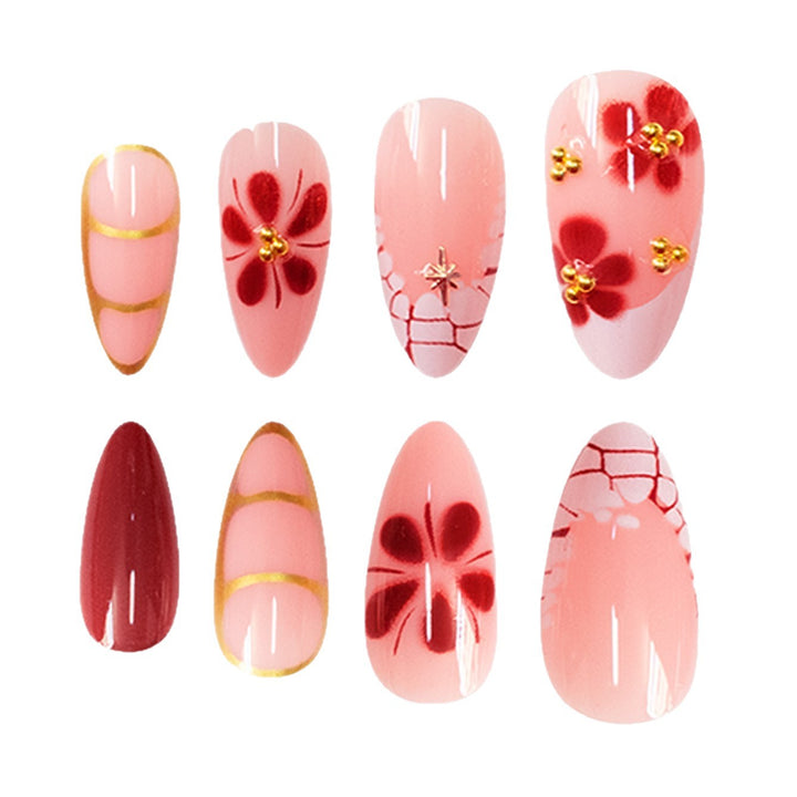 Artistic Elegant Press-On Nails Bowlift