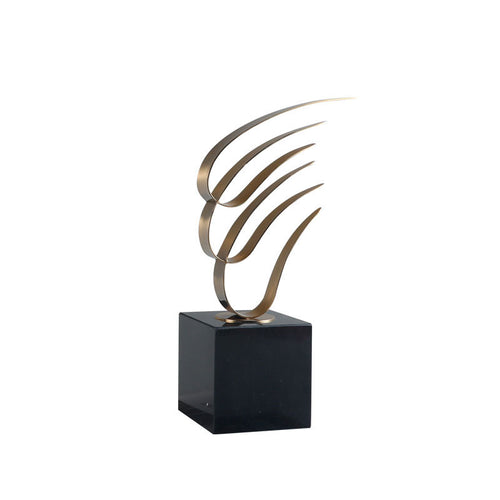 Abstract Metal Decorative Sculpture