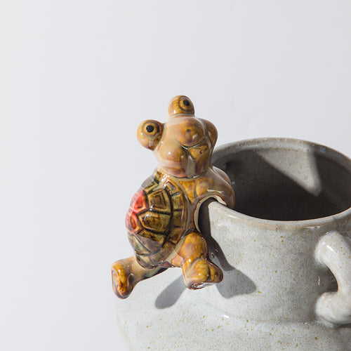 Decorative Ceramic Turtle Figurine