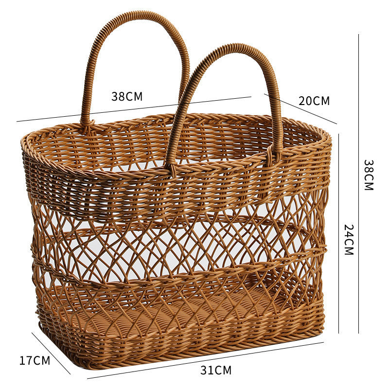 Woven Storage Basket Bowlift
