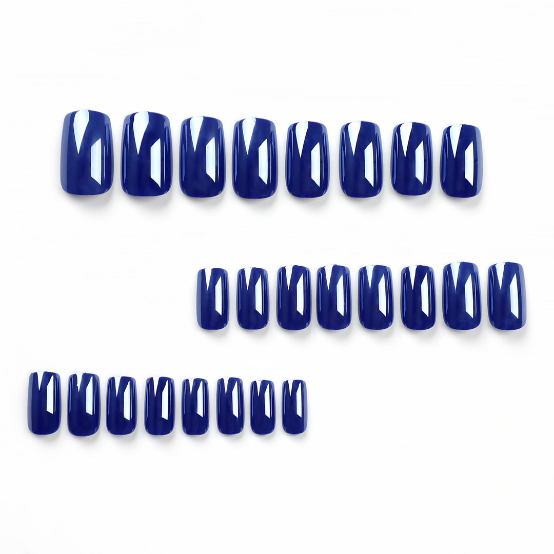 Glossy artificial nails with elegant manicure Bowlift
