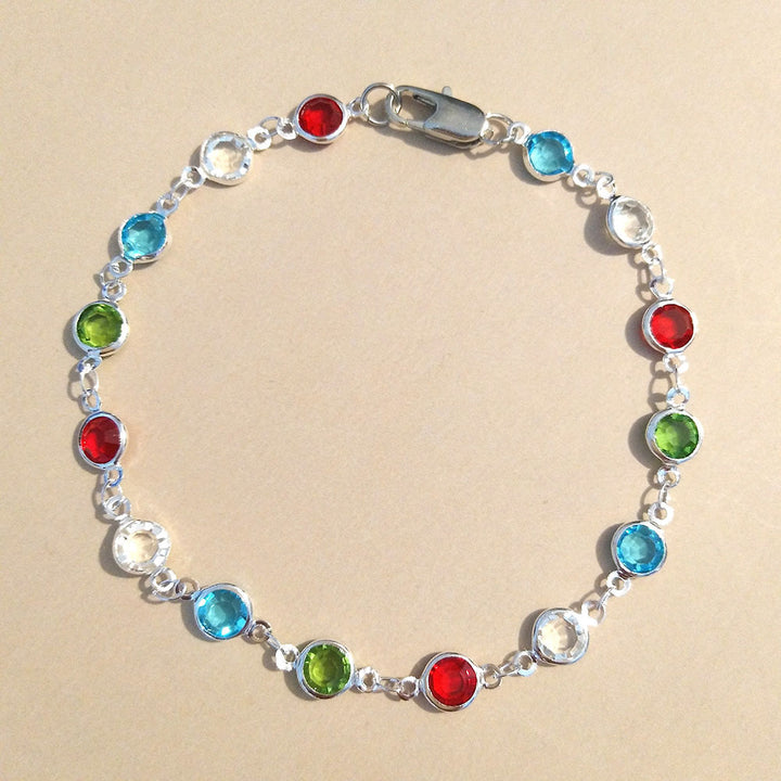 Multi-Color Gemstone Bracelet Bowlift