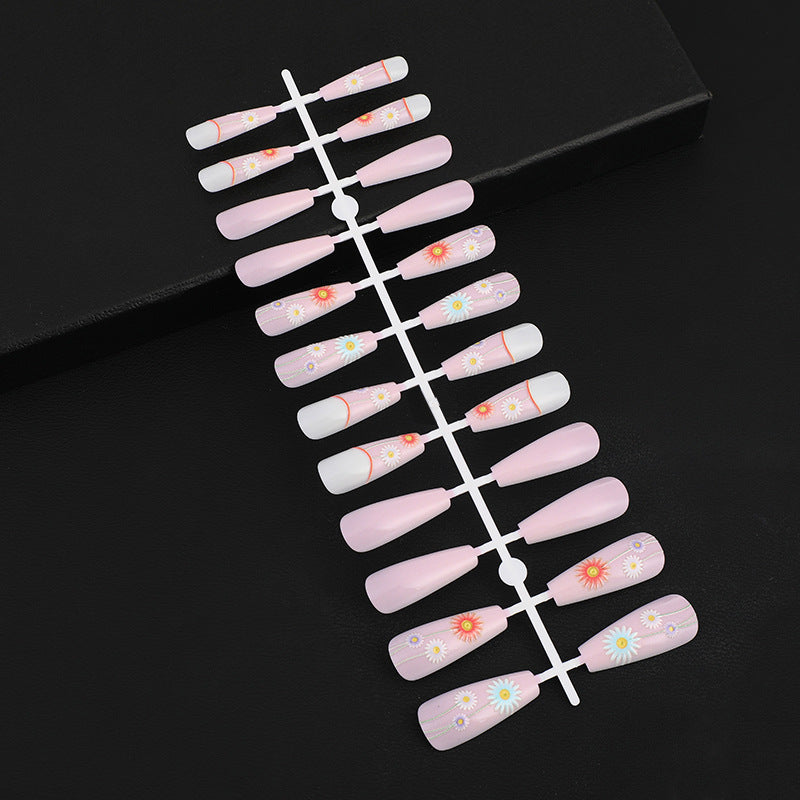 Luxury style artificial nails with intricate decorations Bowlift