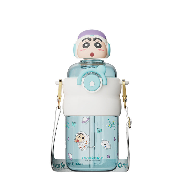 Women's drinking bottle with creative character design Bowlift