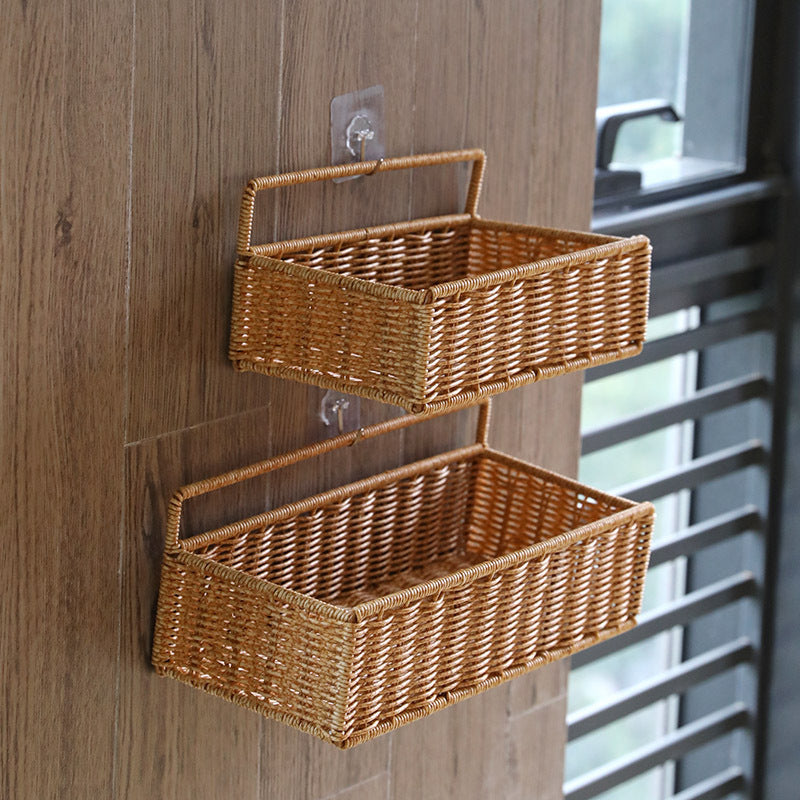 Unisex storage basket with practical carrying handle Bowlift