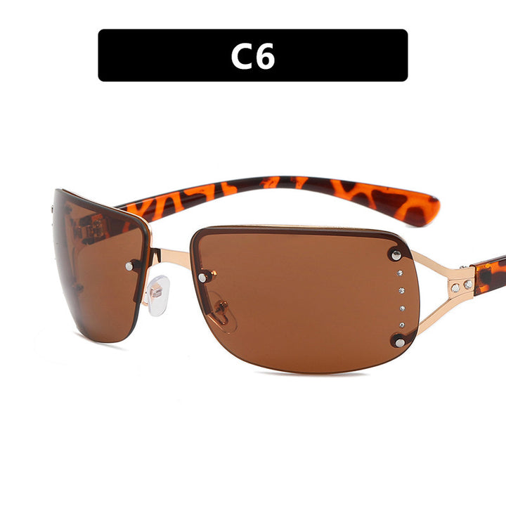 Women's futuristic, sleek Shield sunglasses Bowlift
