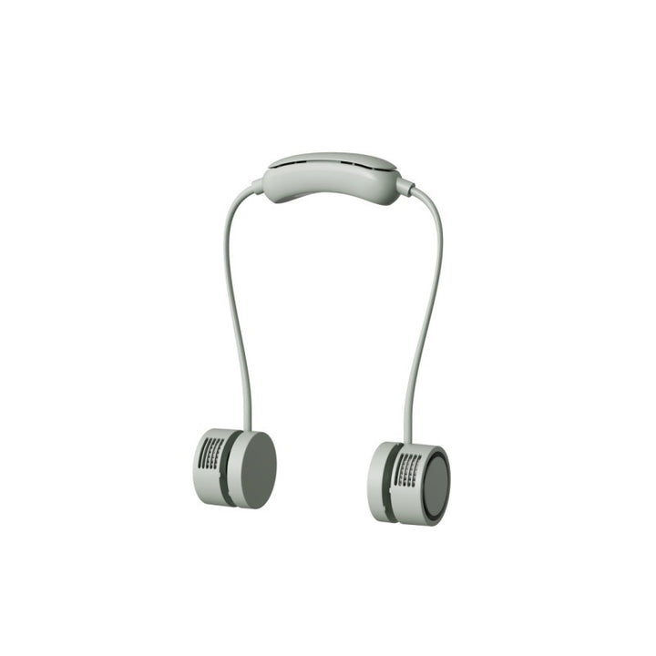 Unisex nan dual air-pod neckband personal cooling fan Bowlift