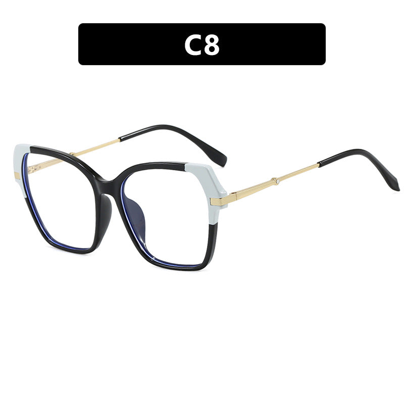 Ladies square sunglasses with elegant metal frame and protective UV filter Bowlift
