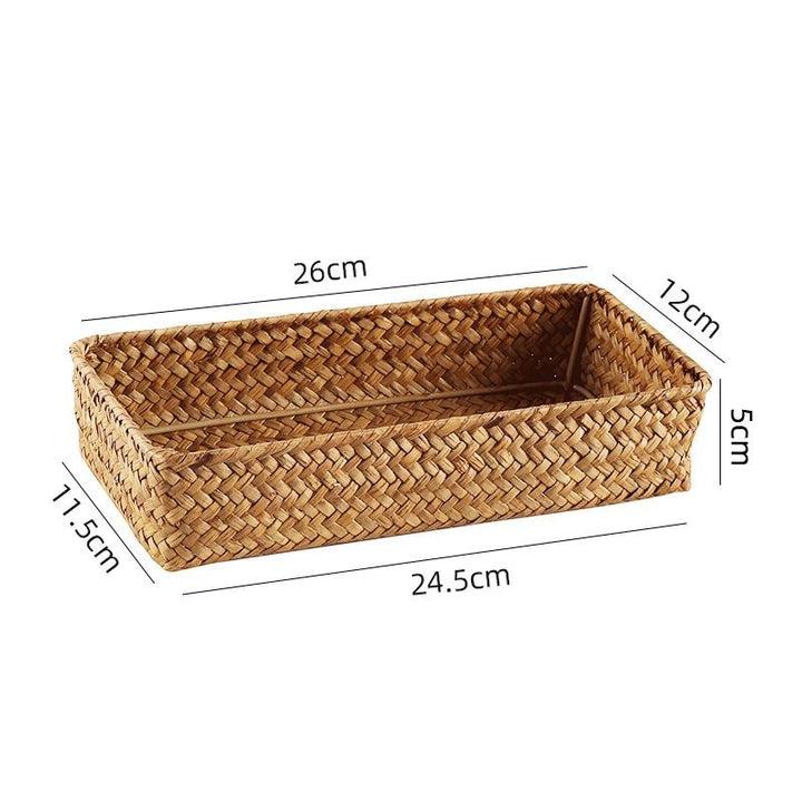 Natural Woven Storage Basket Bowlift