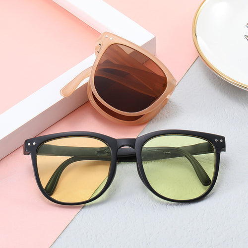 Women's Fashion Oversized Sunglasses with Mirrored Lenses Bowlift