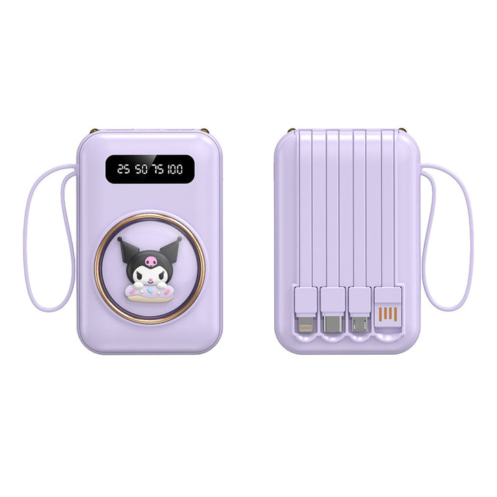 Portable power bank with integrated LED display by Bowlift