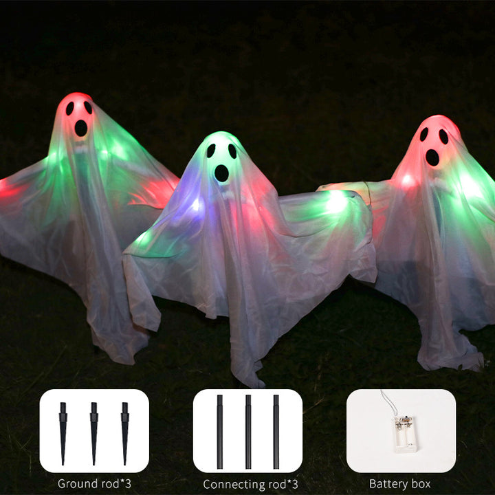 LED Light-Up Ghost Decoration Bowlift