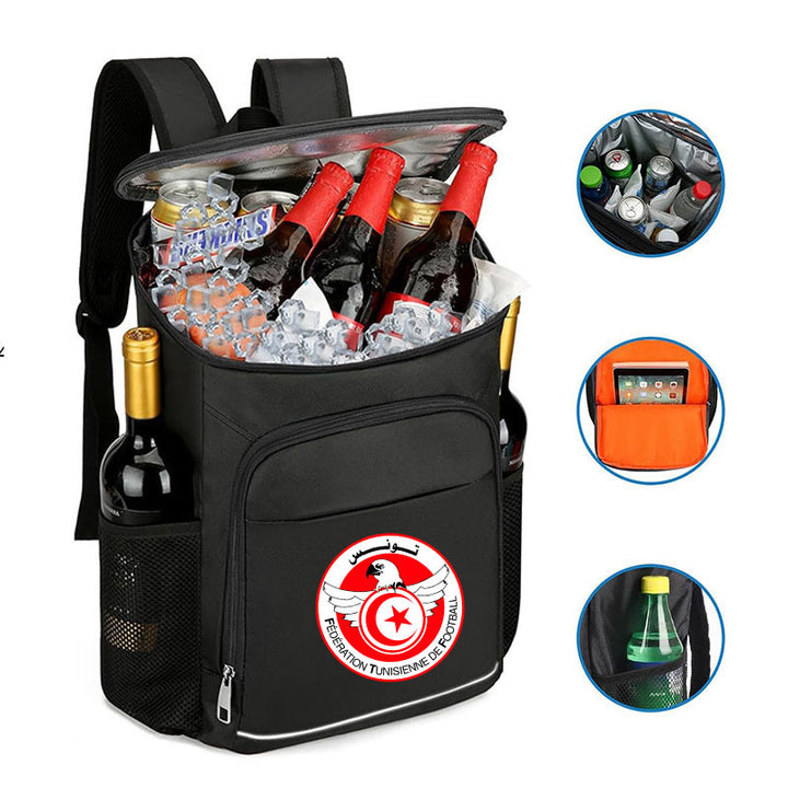 Ladies Insulated Cooler Backpack with Multiple Compartments and Practical Storage Bowlift
