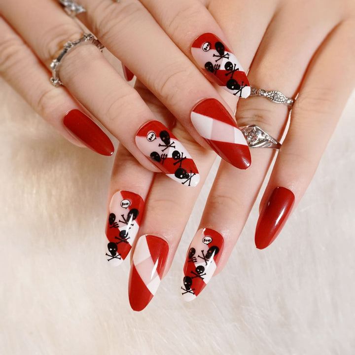 Artful Nail Art in Halloween Design Bowlift