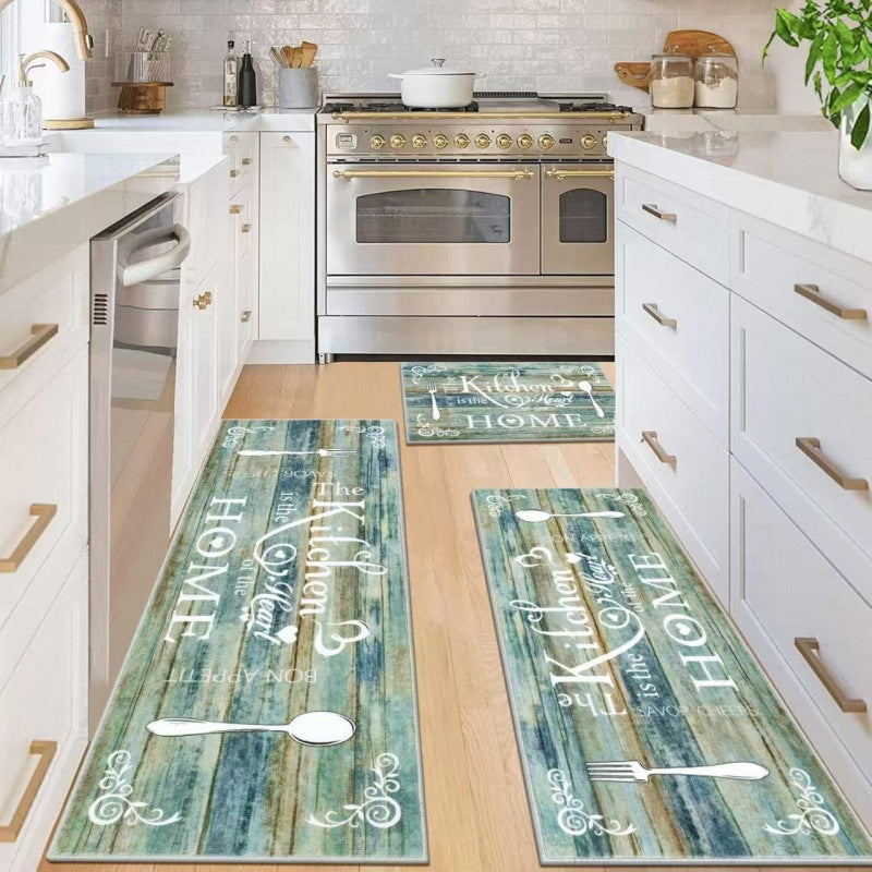 Anti-Fatigue Memory Foam Kitchen Runner and Square Mat Set with Non-Slip Backing Bowlift