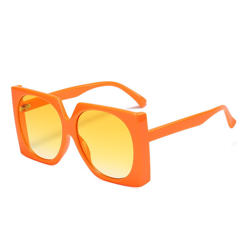 Oversized Geometric Frame Sunglasses Bowlift 1787812482