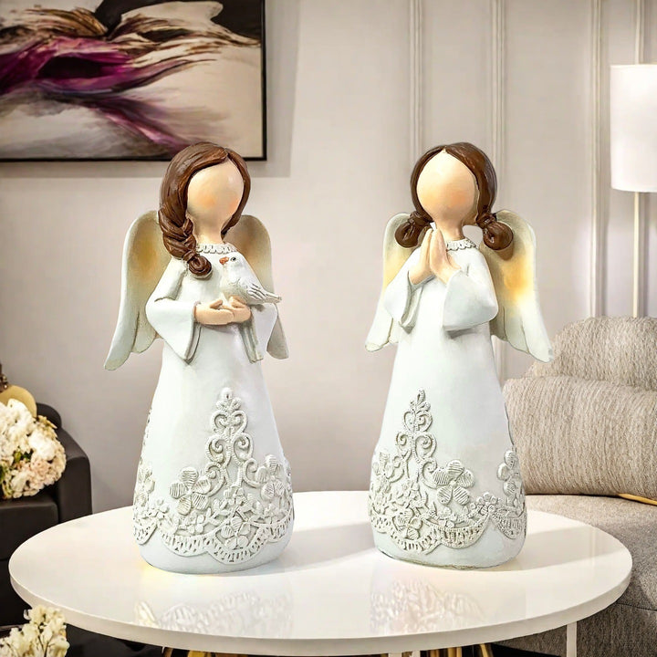 Angel-like decorative figure Bowlift