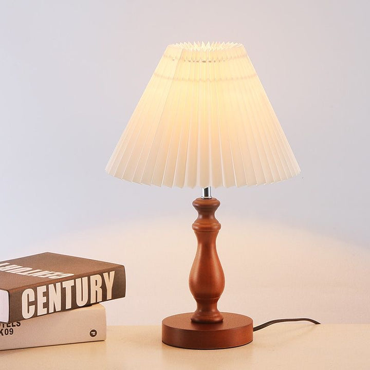 Pleated Shade Accent Table Lamp