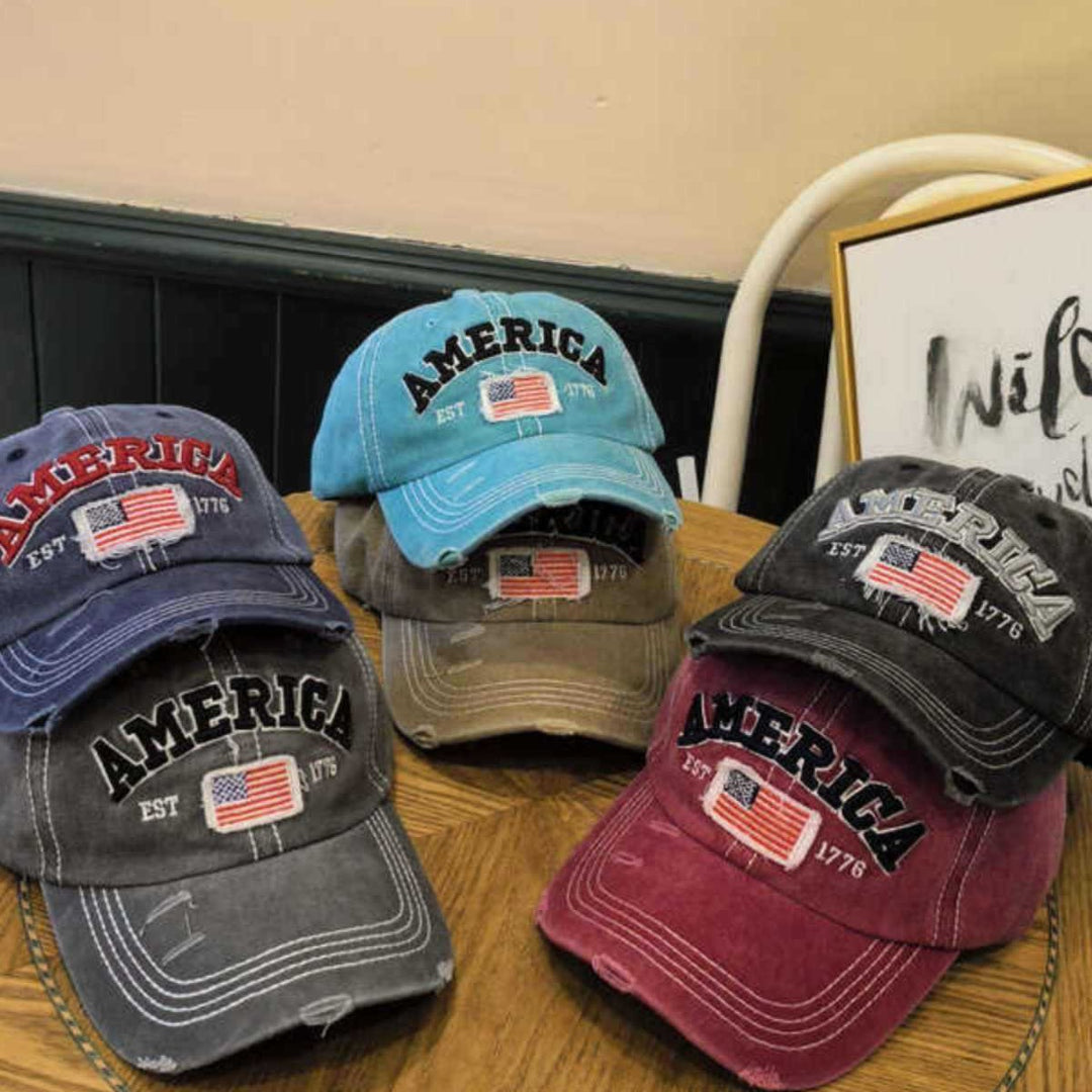 Unisex Vintage-Inspired Distressed Baseball Cap Bowlift