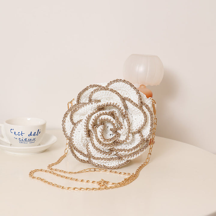 Shoulder bag in romantic rose design Bowlift