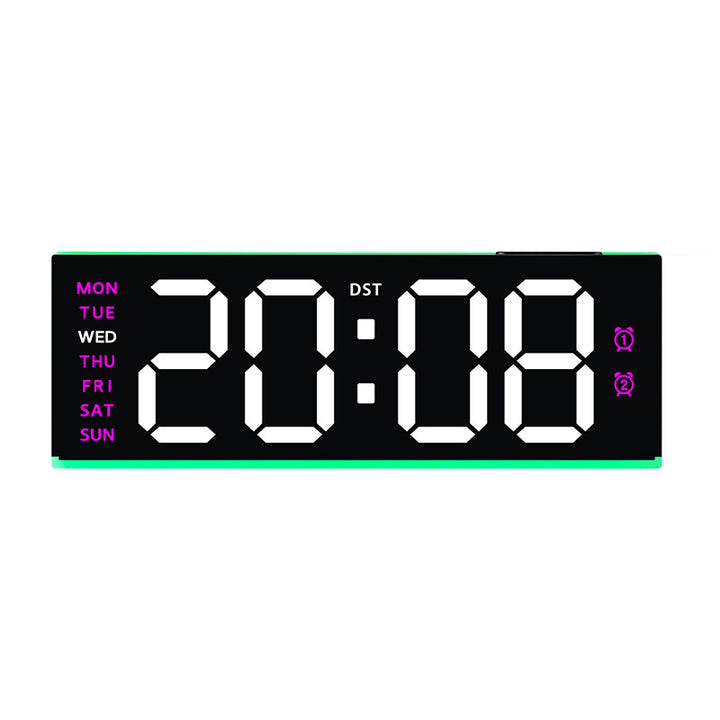Digital alarm clock with large LED display and dual alarm function Bowlift