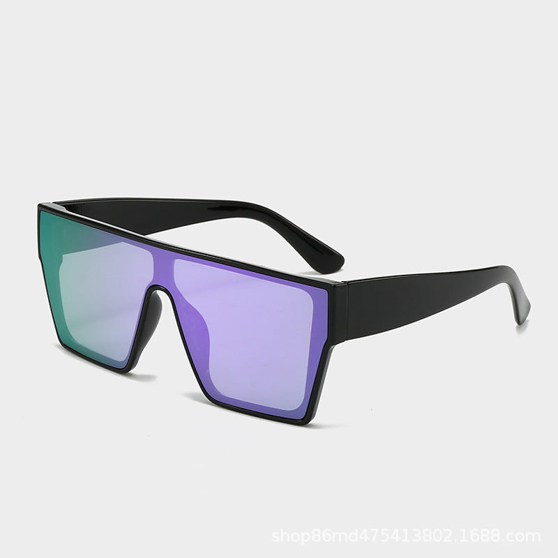 Women's large rectangular sunglasses with modern frame and UV protection Bowlift