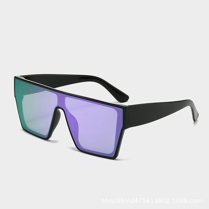 Women's large rectangular sunglasses with modern frame and UV protection Bowlift