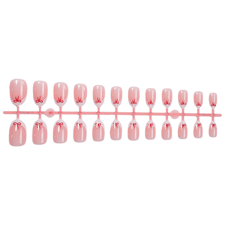 Nail art set with delicate bow designs Bowlift